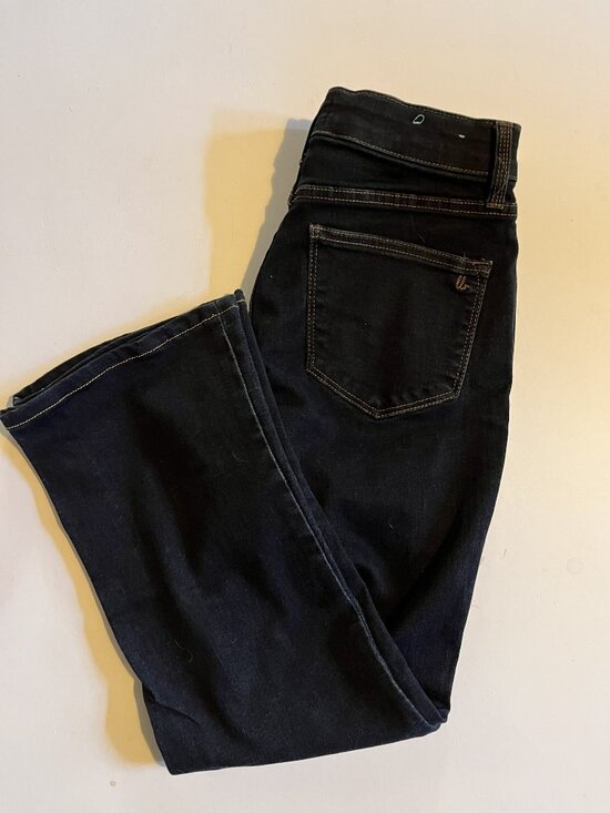 Size 28 Lularoe jeans, wider hems, shortened, blue, no distressing (163) - Picture 2 of 3